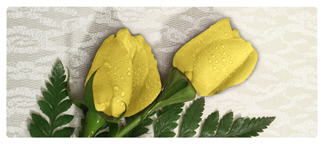 DNSEMP-L-059 2 Roses Yellow